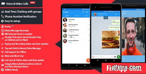 CodeCanyon - FireApp Chat v1.2.5 - Android Chatting App with Groups Inspired by WhatsApp - 22453192