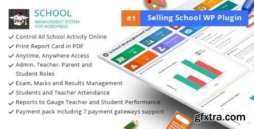 CodeCanyon - School Management System for Wordpress v58.0 - 11470032 - NULLED