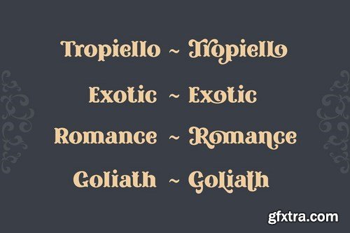 CM - Tropiello - Beauty Vintage Font 4287305