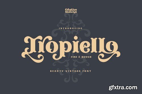 CM - Tropiello - Beauty Vintage Font 4287305