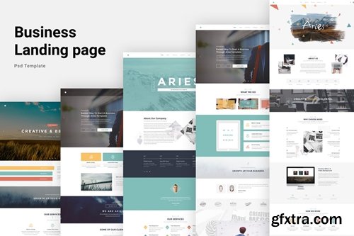 Aries - Multipurpose Creative PSD Template