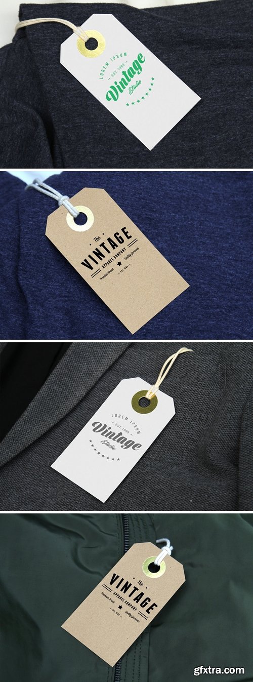 Branding Label Tag Mockup