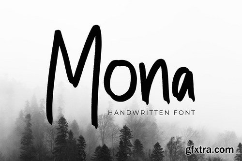 CM - Mona Modern Handwritten Font 4298661