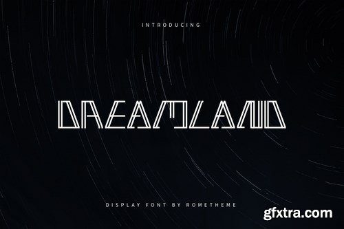 Dreamland - Display Font DR