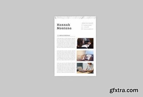 Hannah Marketing Resume Designer