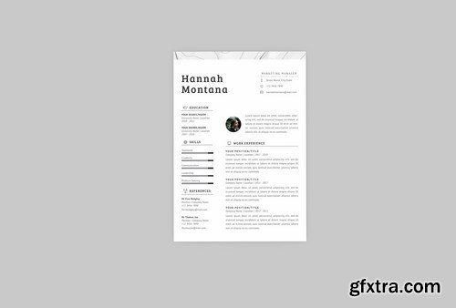 Hannah Marketing Resume Designer