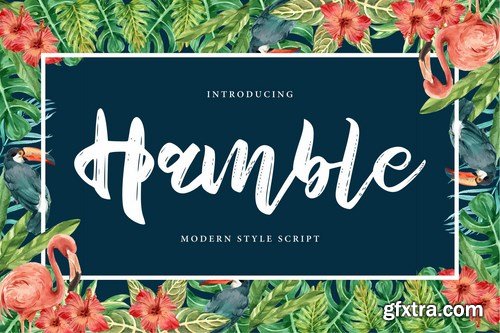 Hamble Modern Style Script Font