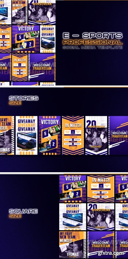 Social Media E Sport Template 2013290