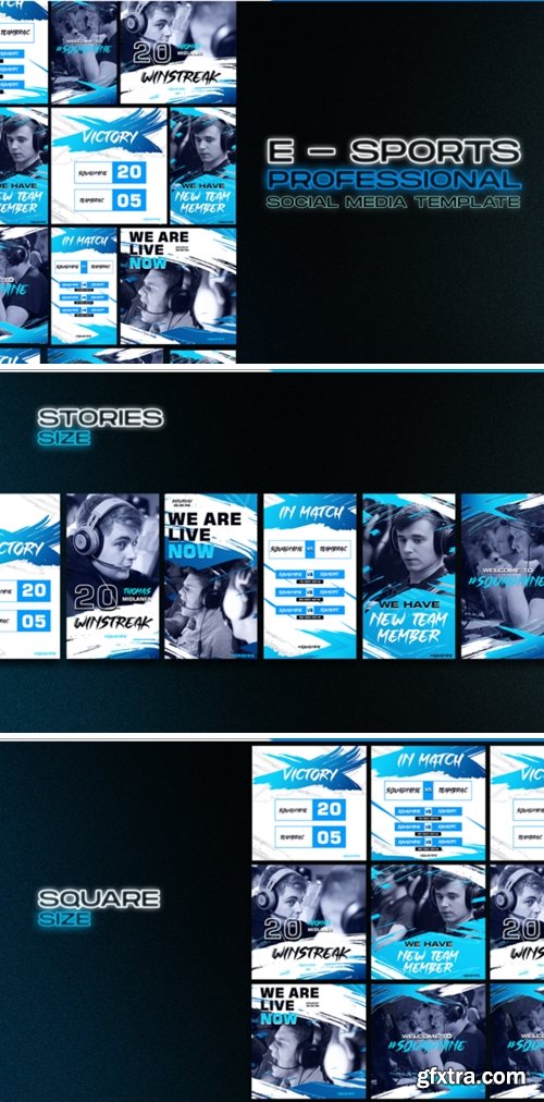 Social Media E Sport Template 2013293