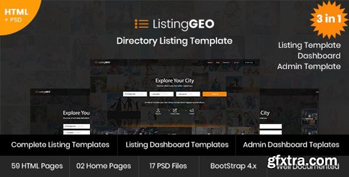 ThemeForest - ListingGEO v1.1 - Directory Listing Template - 20759180