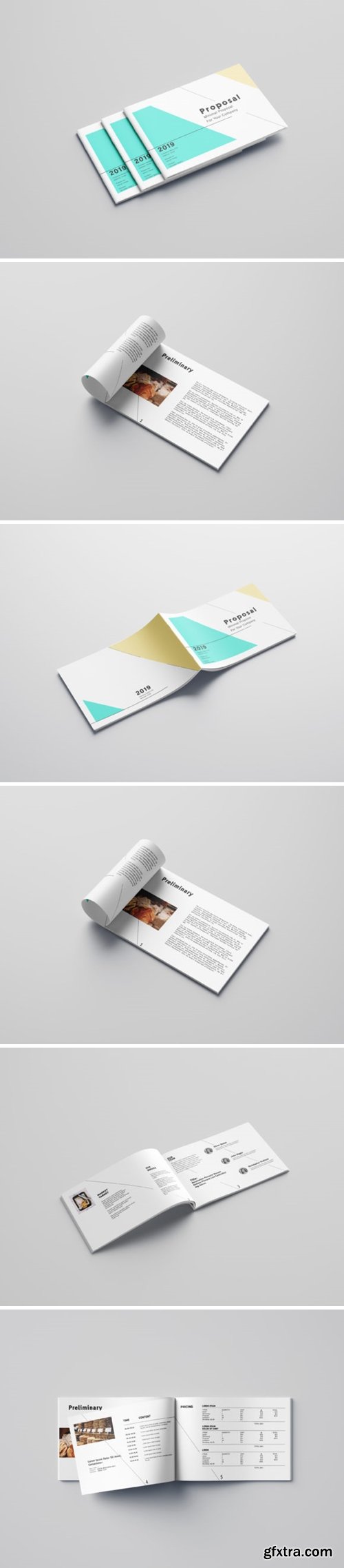 Minimalist Proposal Template Design 2013813