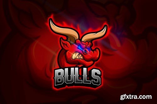 Bulls - Mascot & Esport Logo