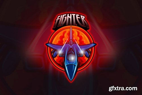 Jet Fighter - Mascot & Esport Logo