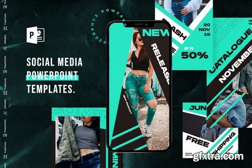 Social Media PowerPoint Templates pack