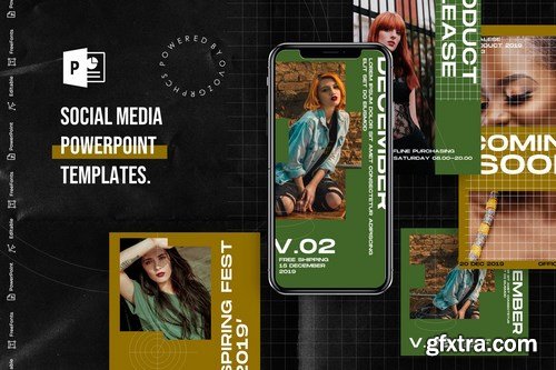 Social Media PowerPoint Templates pack