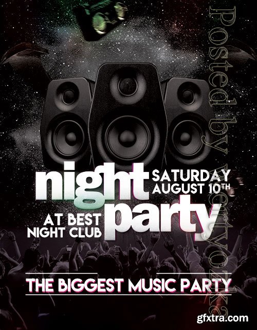 Night Party - Premium flyer psd template