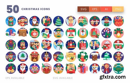 50 Christmas Icons