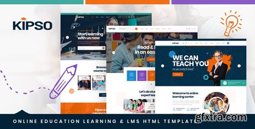 ThemeForest - Kipso v1.0 - Online Education Learning & LMS HTML Template - 25035735