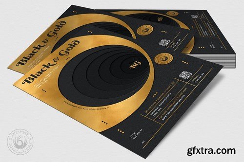 Black and Gold Flyer Template V11