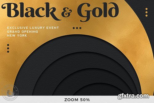 Black and Gold Flyer Template V11