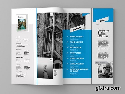 Darkuo - Magazine Template