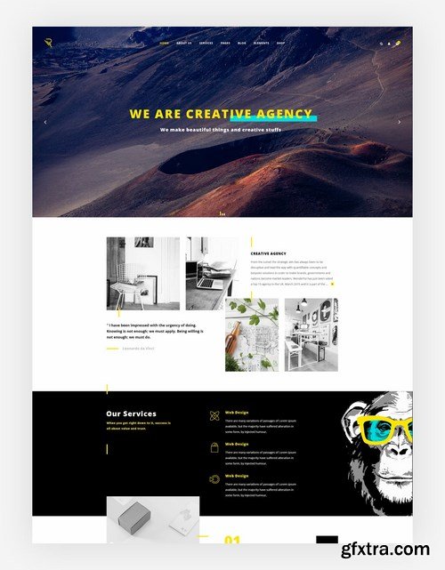 Reticulum - Creative Psd Template