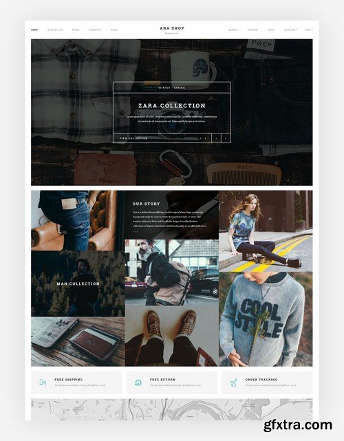 Ara - Fashion Store Multipurpose PSD Template