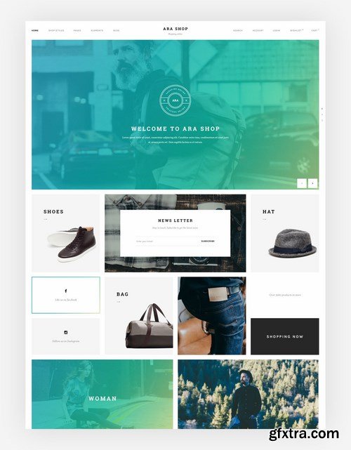 Ara - Fashion Store Multipurpose PSD Template