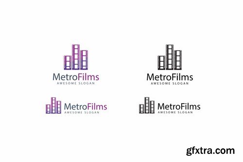 Metro Films Logo Template