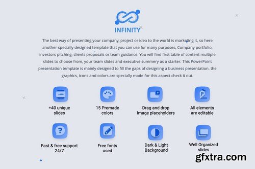 Infinity Marketing Plan Presentation Template