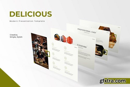 Delicious - Powerpoint Google Slides and Keynote Templates