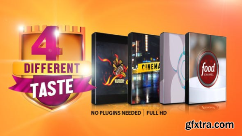 Videohive Four Different Taste logo Pack 25025595