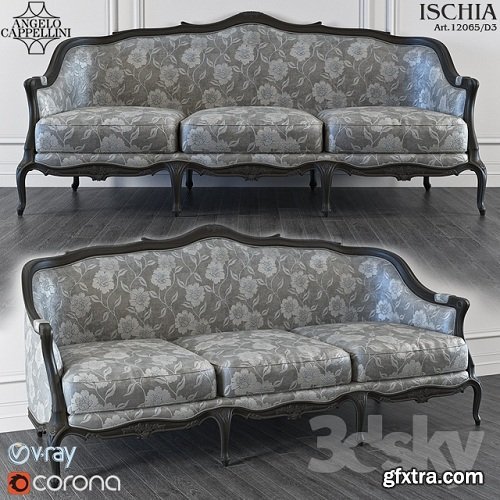 Sofa Angelo Cappellini ISCHIA 3d Model