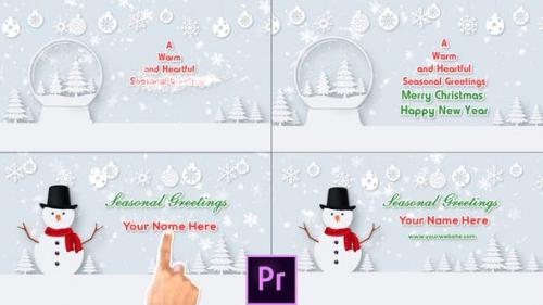 Videohive - Christmas Wishes Text - Premiere Pro