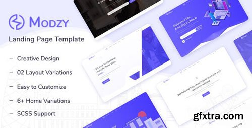 ThemeForest - Modzy v1.0 - Landing Page Template - 25074027