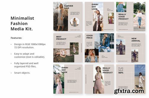 Social Media Kit Classy Fashion