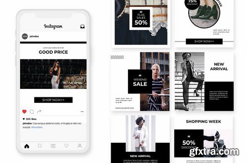 Social Media Kit Minimal Fashion