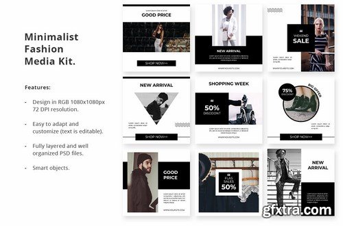 Social Media Kit Minimal Fashion