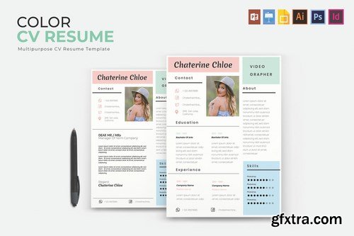 Color CV & Resume