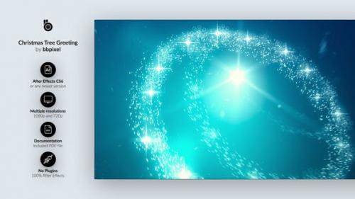 Videohive - Christmas Tree Greeting