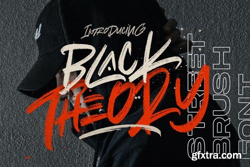 BLACK THEORY - Brush Logotype Urban Font