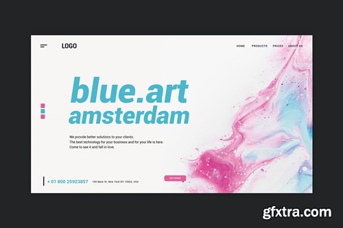 Design & Art - Landing Page