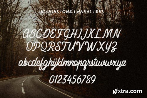 Roughstone - Handbrush Typeface