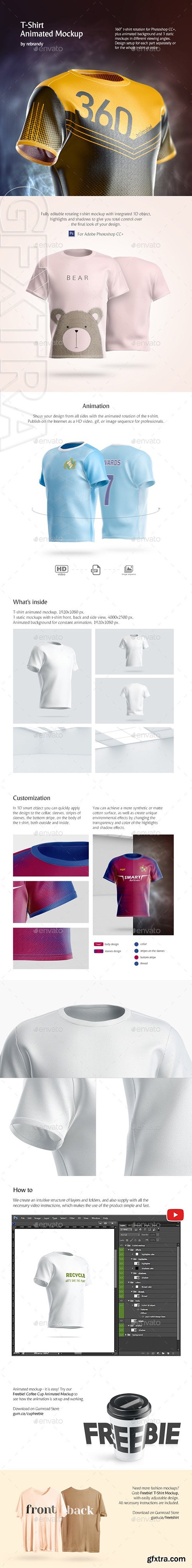 GraphicRiver - T-Shirt Animated Mockup 24720128