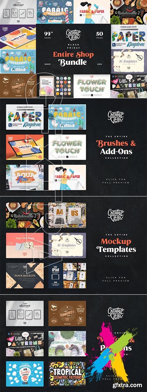 CreativeMarket - Black Friday Entire Shop Bundle 4285100