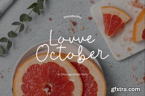 Love October - Handwritten Font