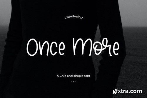 Once More - A Chic and simple font