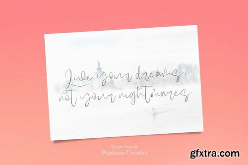 Claristta - Handwritten Brush Font