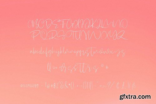 Claristta - Handwritten Brush Font