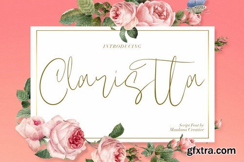 Claristta - Handwritten Brush Font